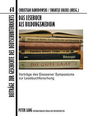 cover image of Das Lesebuch als Bildungsmedium